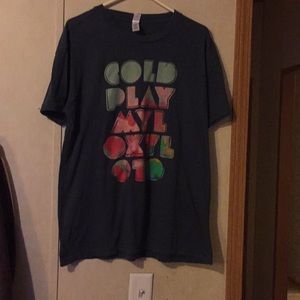 Used size Large Coldplay T-shirt.